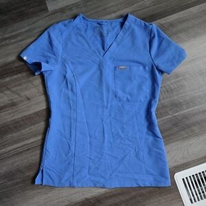NWOT Figs Scrub Top - Ceil Blue
